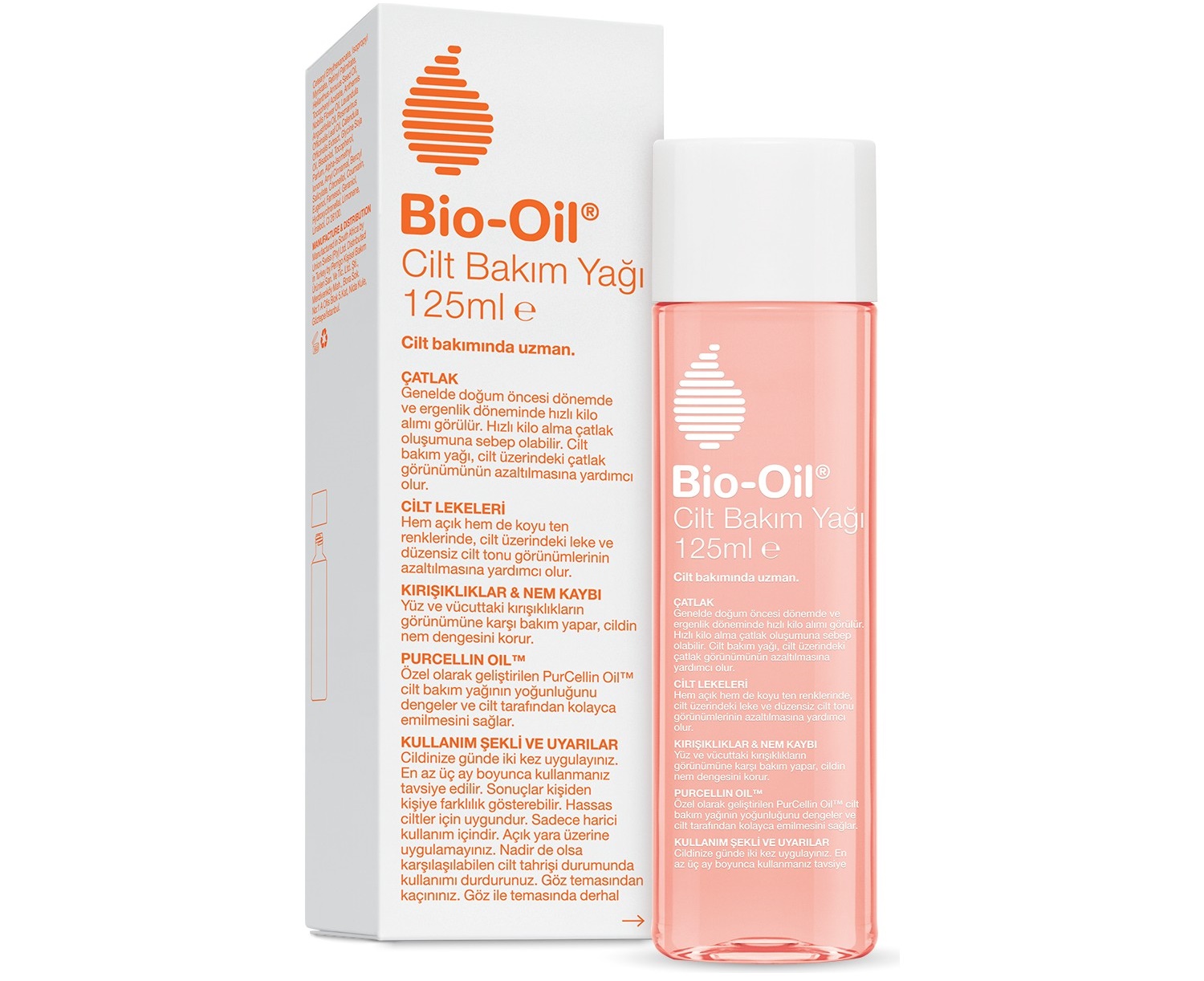 Bio-Oil Çatlak Oluşumunu Önleyici Cilt Bakım Yağı 125ML Formül)