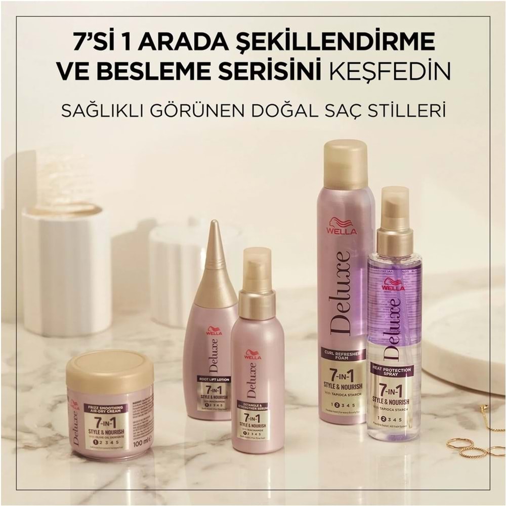 Wella Deluxe Bukle Saç Serum 100 ML Kolay Tarama & Güçlendirici