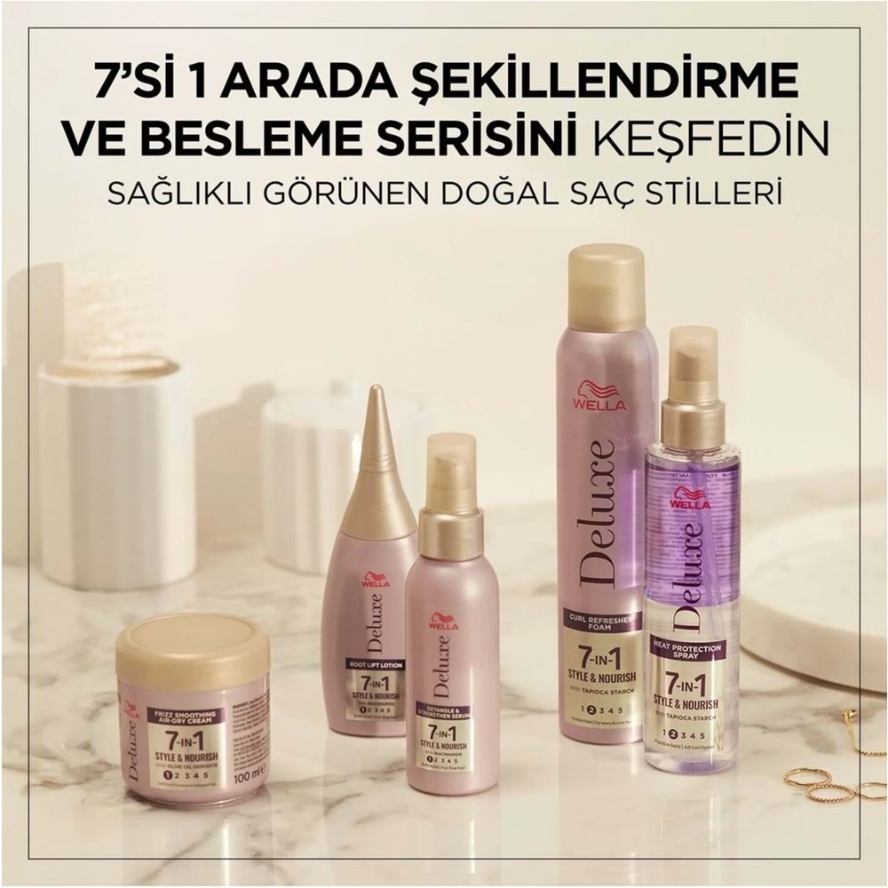 Wella Deluxe Bukle Saç Köpüğü 200 ML Canlandırı Bukle