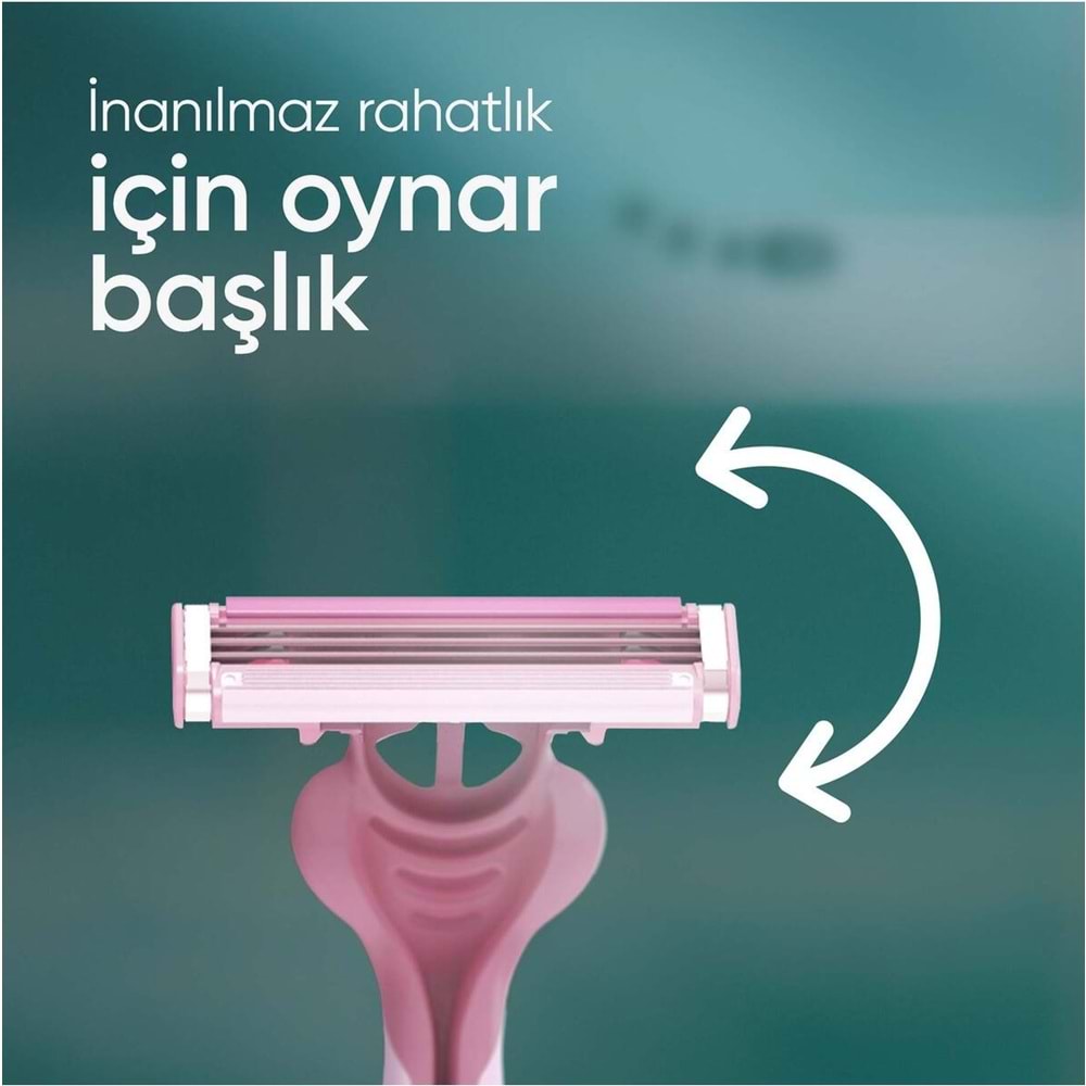 Gillette Venus Gillette Simply Venüs 3 Kullan At Tıraş Bıçağı Kadınlar İçin (Paket İçeriği 4 Adet)