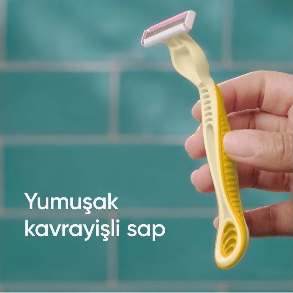 Gillette Simply Venus 3 Dragonfruit Kullan At Tıraş Bıçağı (Paket İçeriği 3 Adet)