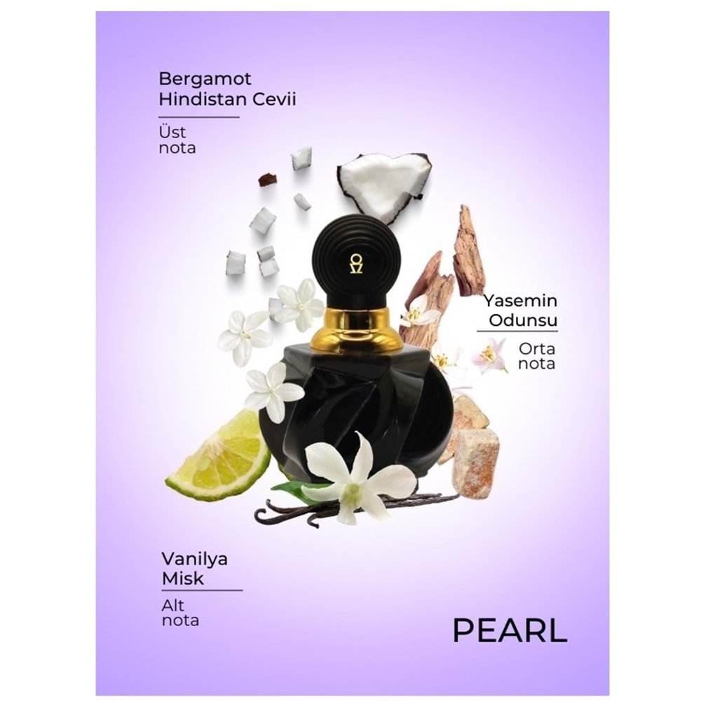 Jagler Parfüm Seti Kadın / For Women 60ML Pearl + 150ML Deodorant (Mor)