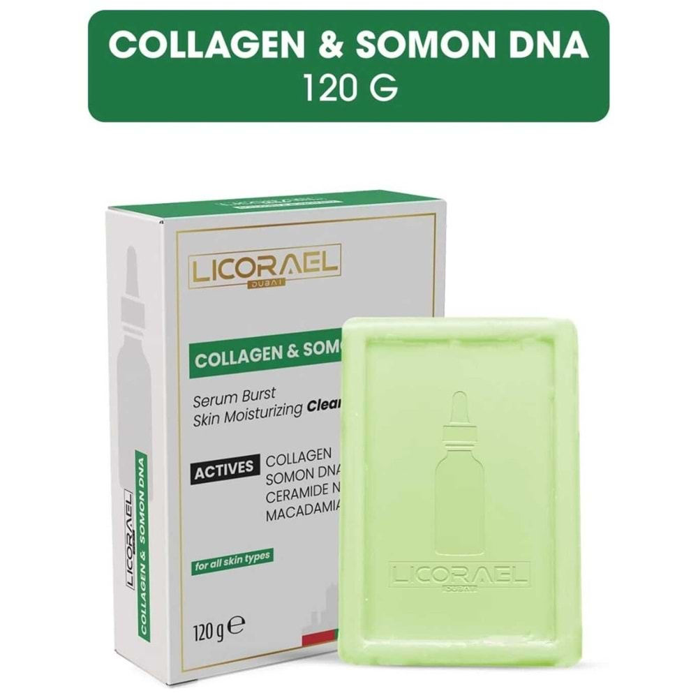 Licorael Dubai Collagen & Somon Dna (Kollajen - Salmon) Sabun 120GR