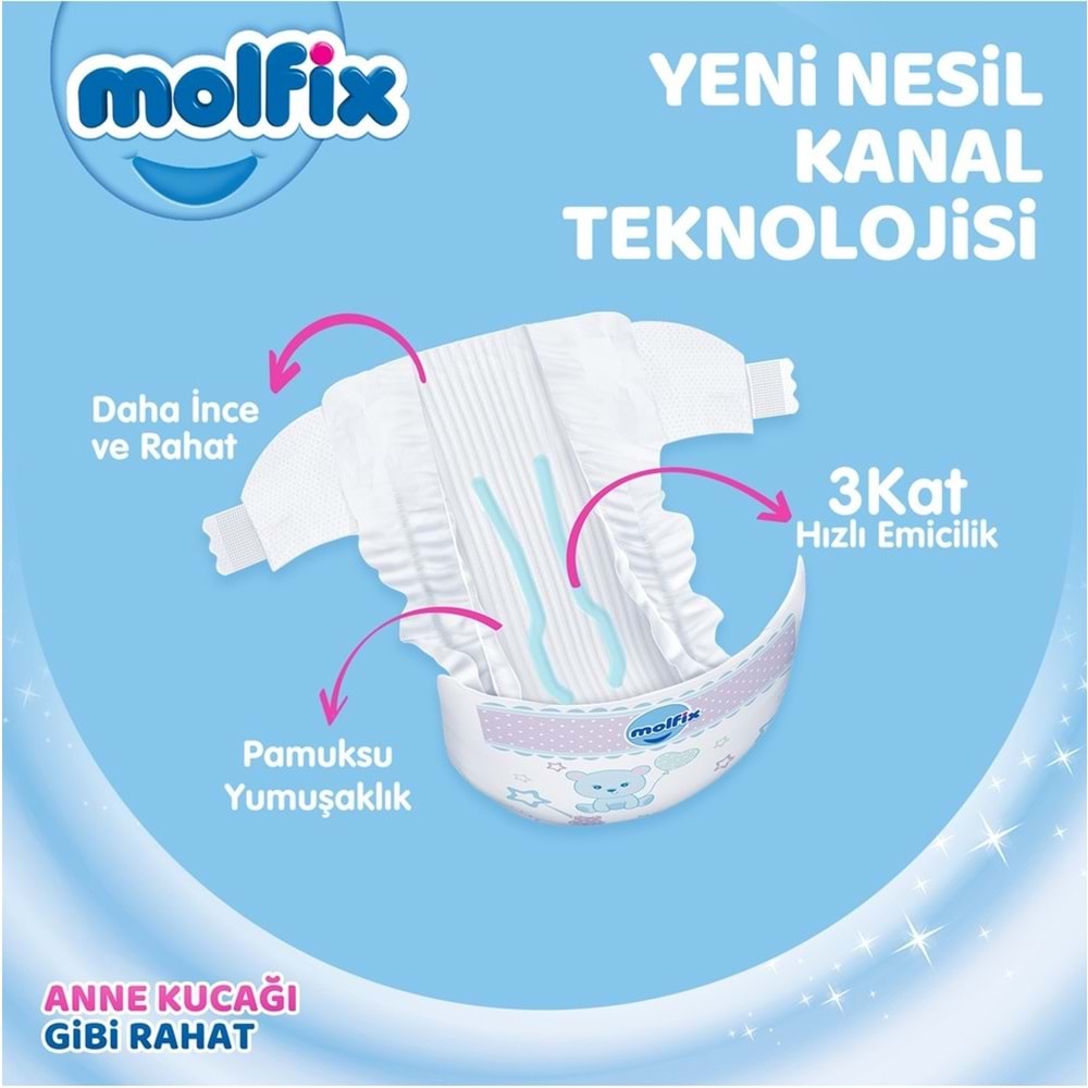 Molfix Bebek Bezi Beden:5 (11-18KG) Junior 100 Adet Mega Pk