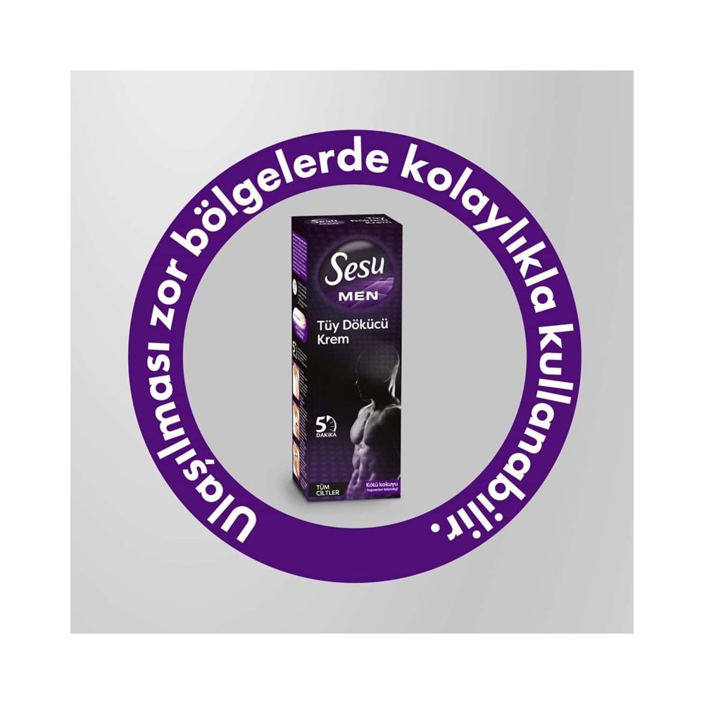 Sesu Tüy Dökücü Krem For Men 100ML