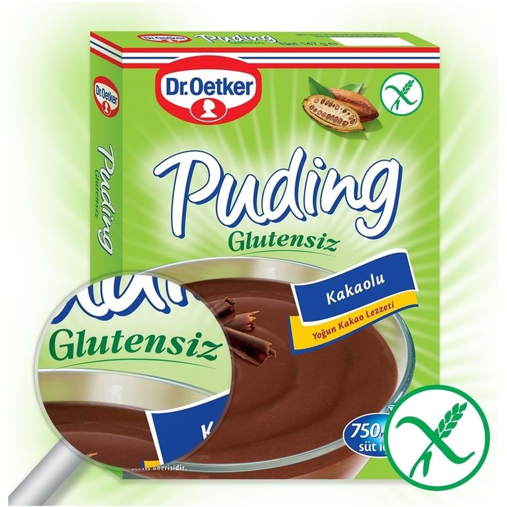 Dr. Oetker Glutensiz Kakaolu Puding 147GR