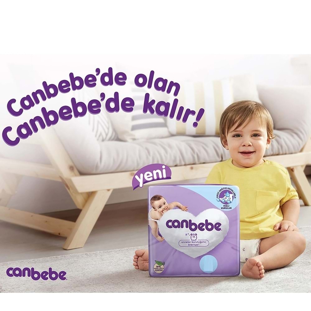 Canbebe Bebek Bezi Beden:1 (2-5Kg) Yeni Doğan 28 Adet Mini Pk