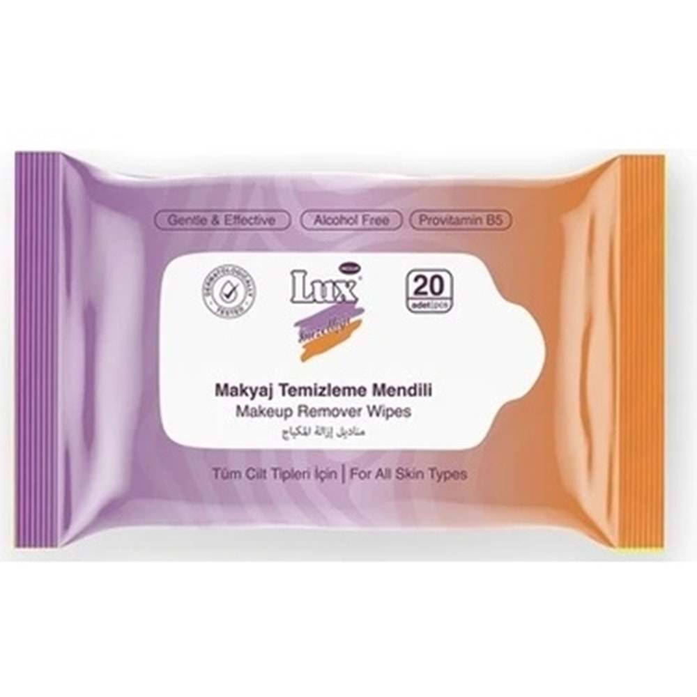 Lux Makyaj Temizleme Mendili Havlu 20 Yaprak Tekli Pk