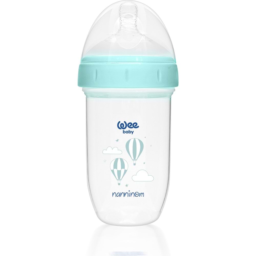 Wee Baby Nanninom Antikolik Geniş Ağızlı Biberon 250 ML (0-6 Ay)