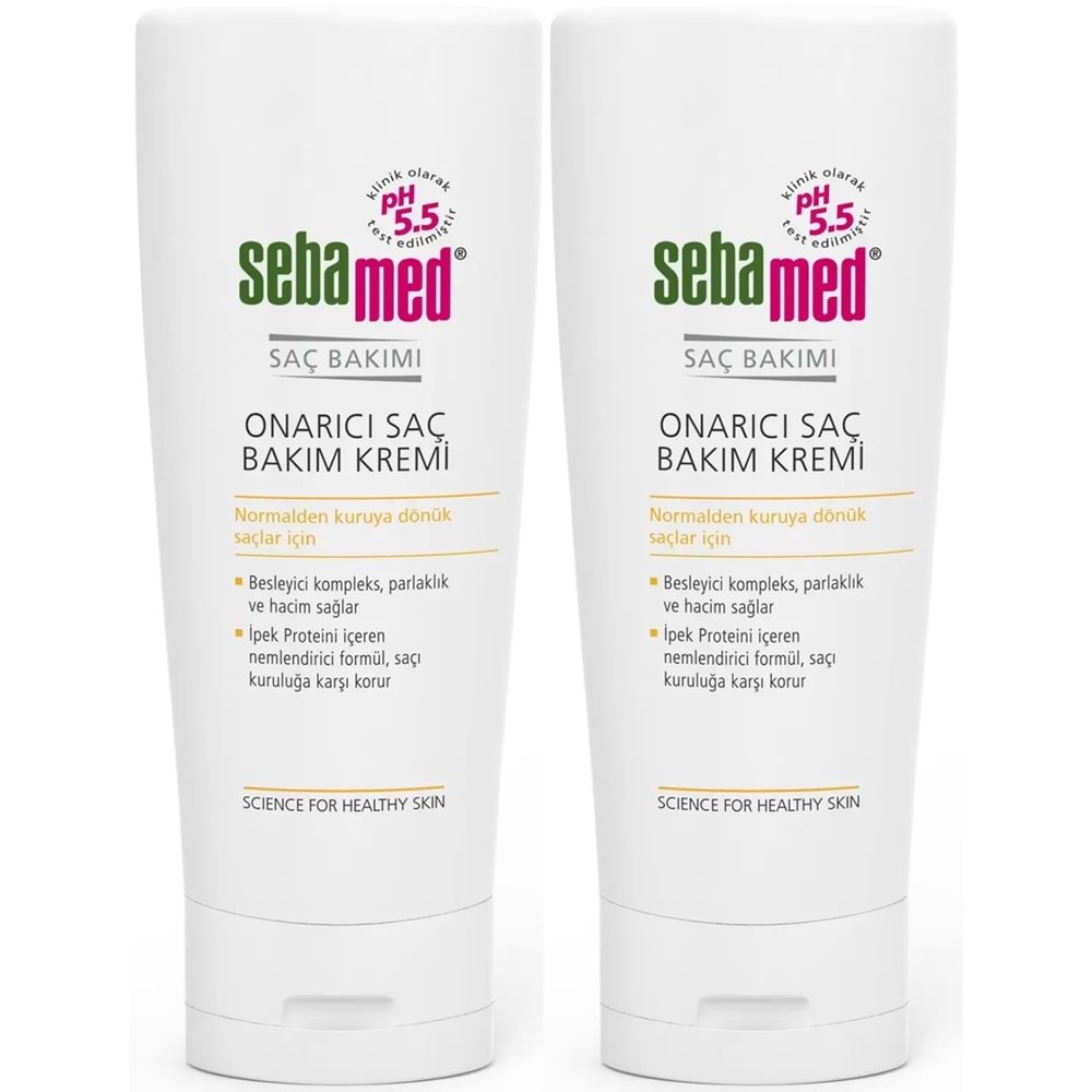 Sebamed Onarıcı Saç Bakım Kremi 200 ML (2 Li Set)
