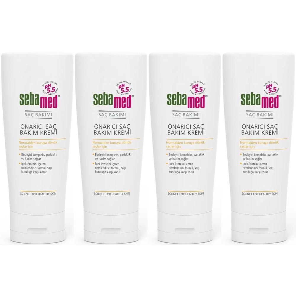 Sebamed Onarıcı Saç Bakım Kremi 200 ML (4 Lü Set)