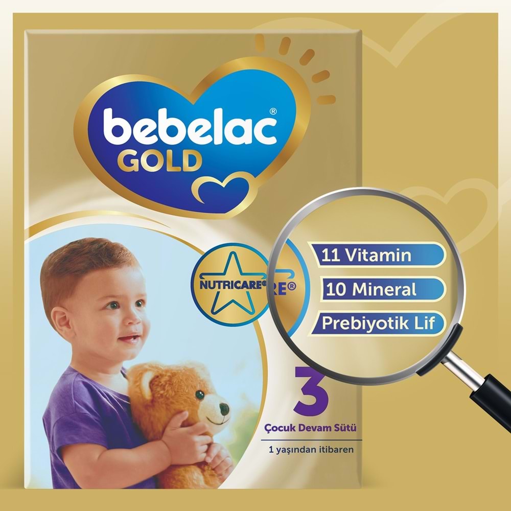 Bebelac Gold 800GR No:3 Devam Sütü (1+ Yaş)