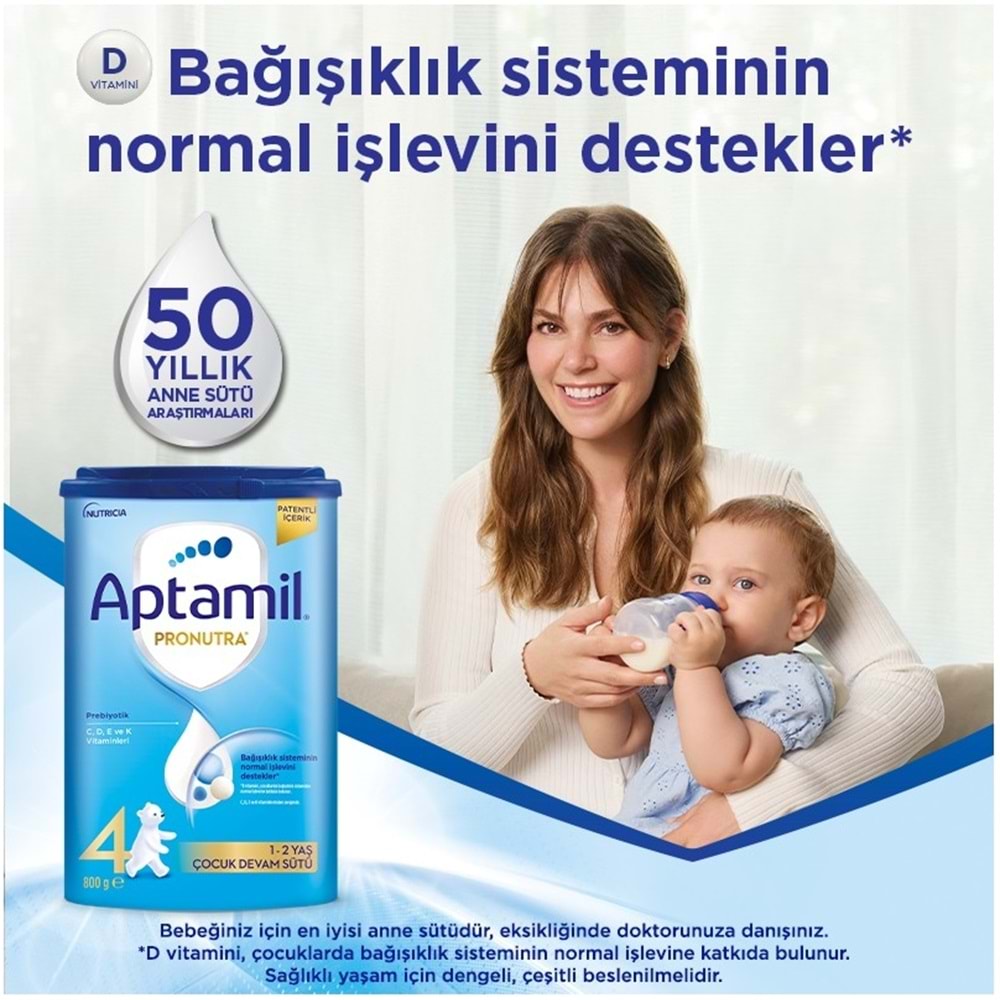 Nutrıcıa Aptamil Pronutra 1200GR Devam Sütü No:4 (1-2 Yaş)