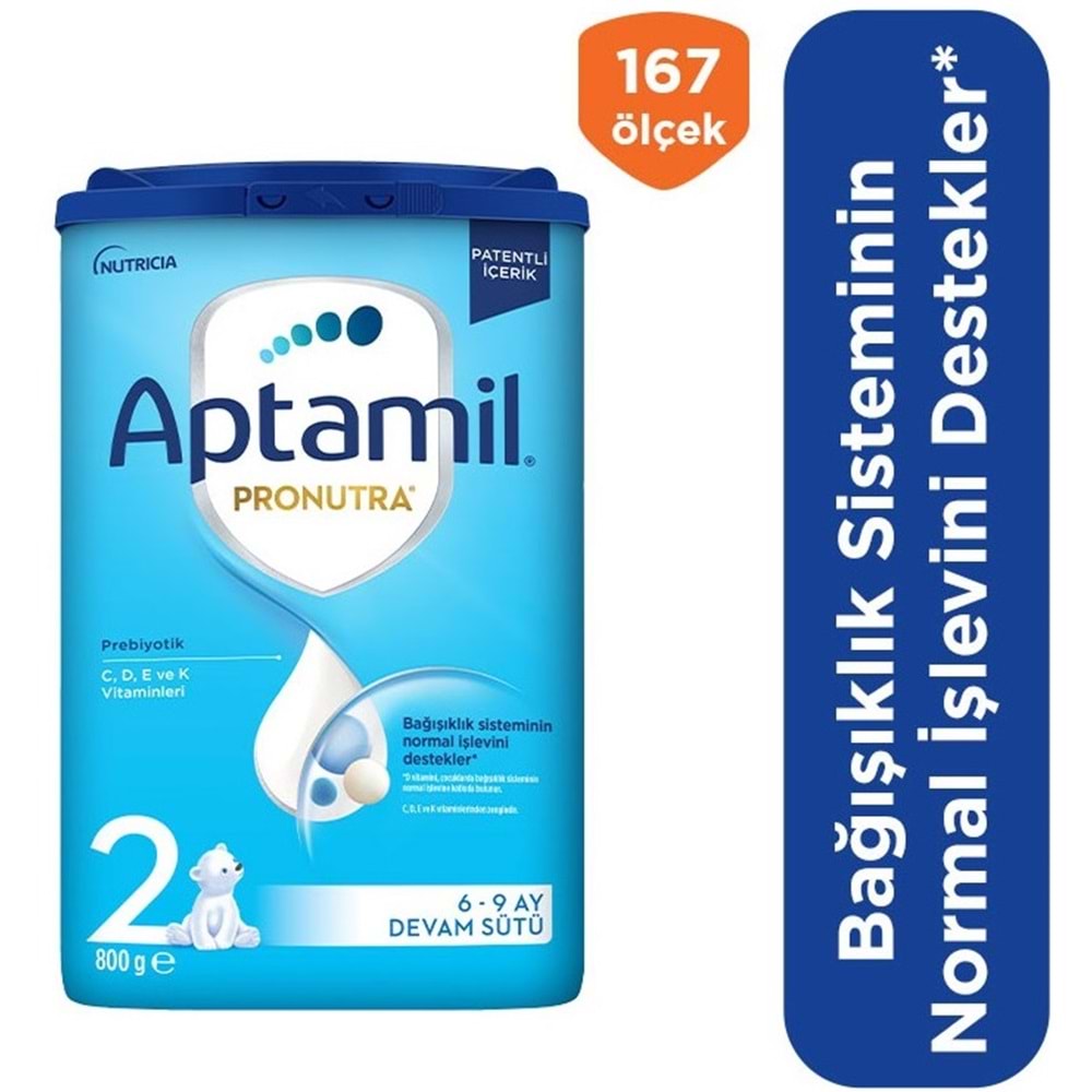 Nutrıcıa Aptamil Pronutra 800GR Devam Sütü No:2 (6-12 Ay)