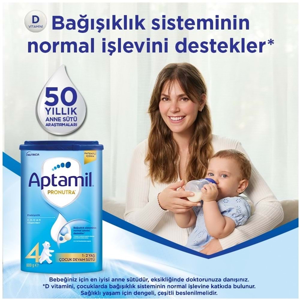 Nutrıcıa Aptamil Pronutra 800GR Devam Sütü No:5 (2-3 Yaş)