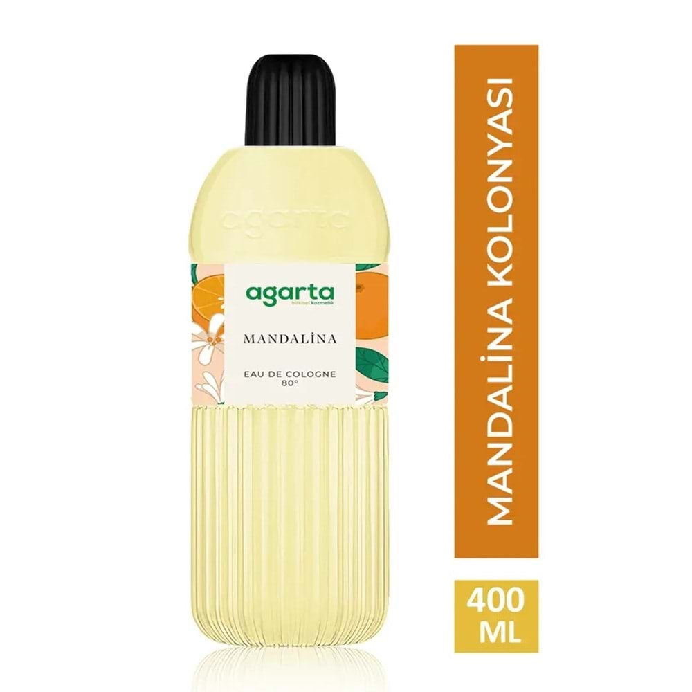 Agarta Kolonya 400 ML Mandalina 80 Derece Pet Şişe