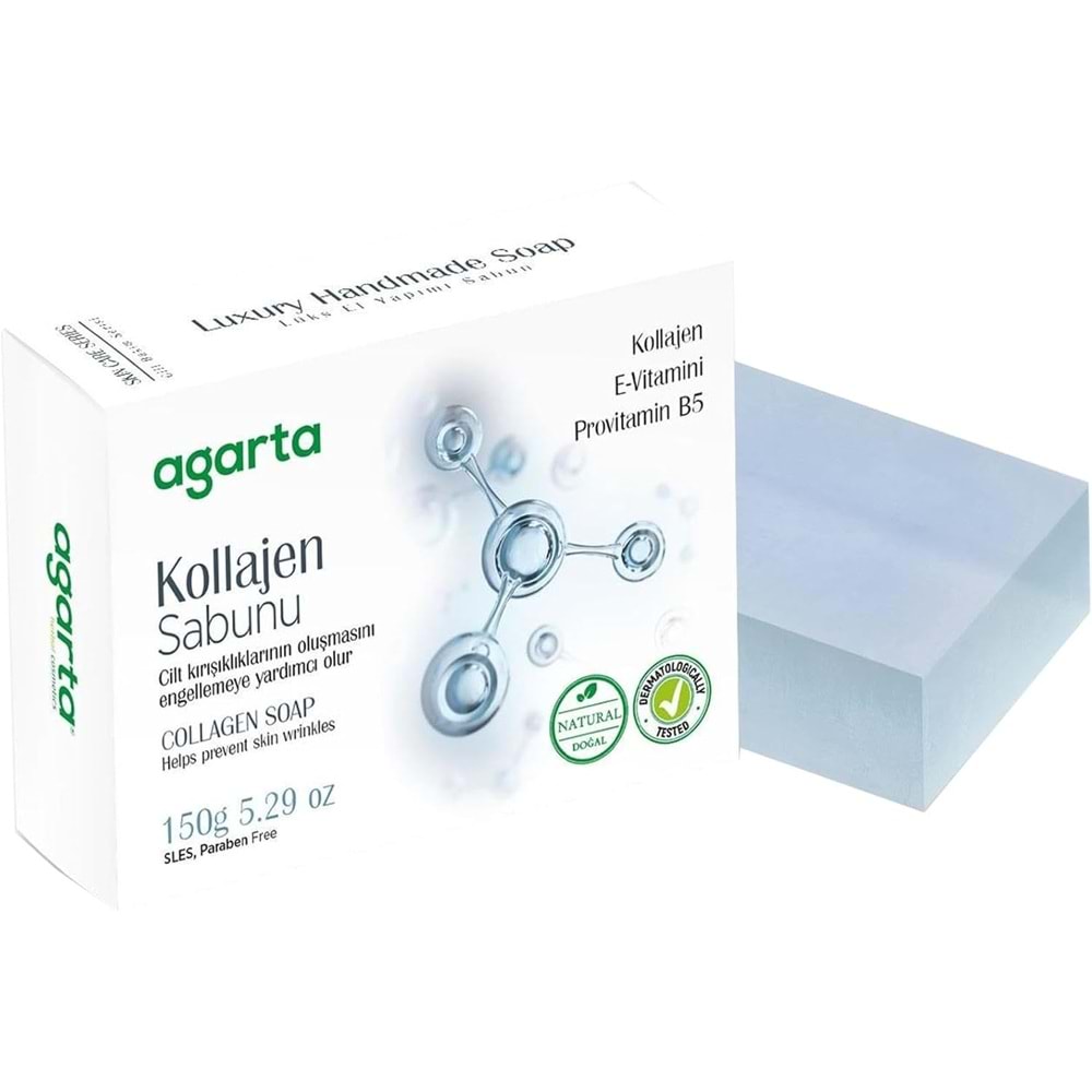 Agarta El Yapımı Doğal Sabun 150GR Kollajen
