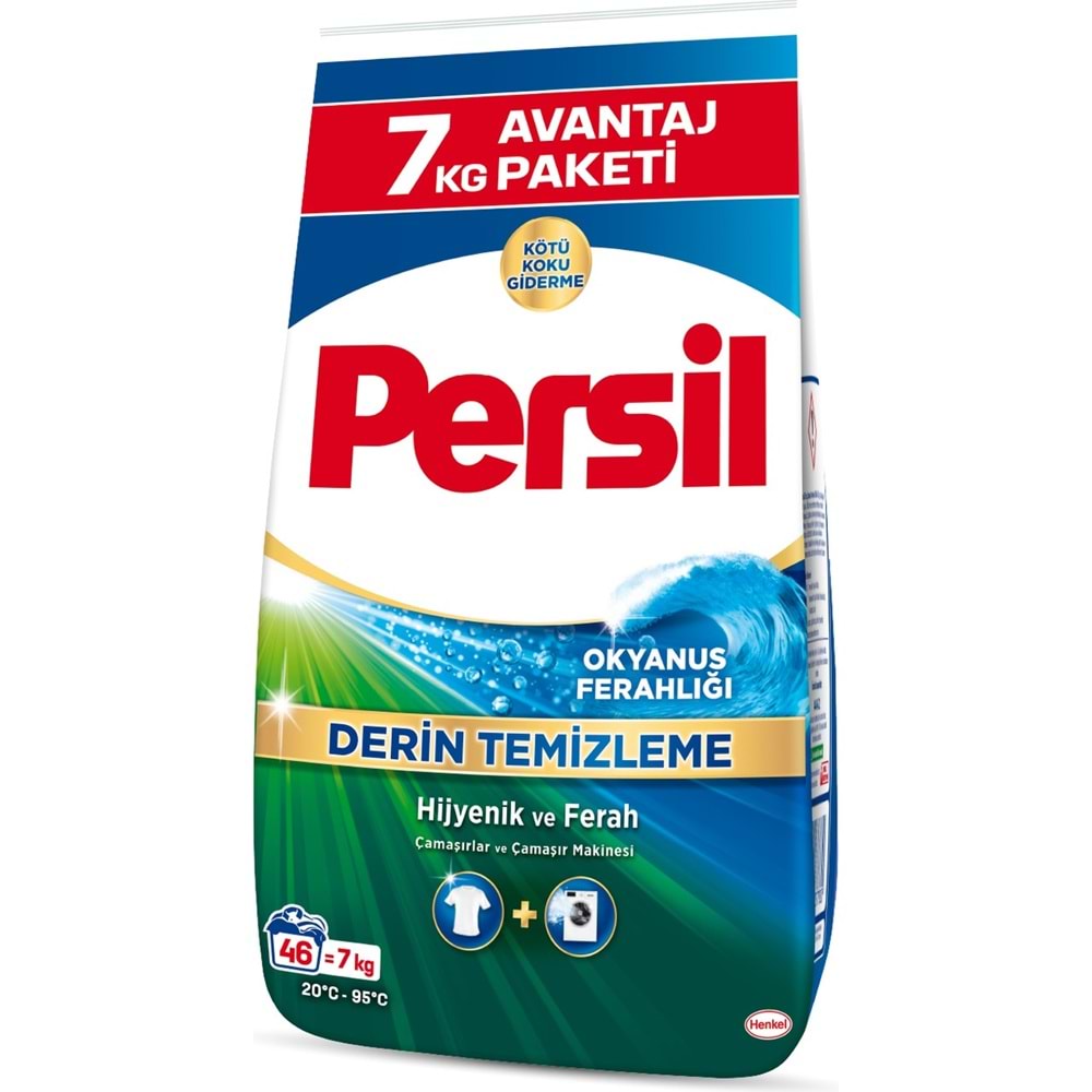 Persil Matik Toz Çamaşır Deterjanı 7KG Derin Temizleme Beyazlar İçin (46 Yıkama)
