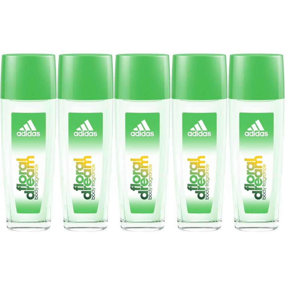 adidas Deodorant 75ML Women-Kadın Floral Dream Natural (5 Li Set)
