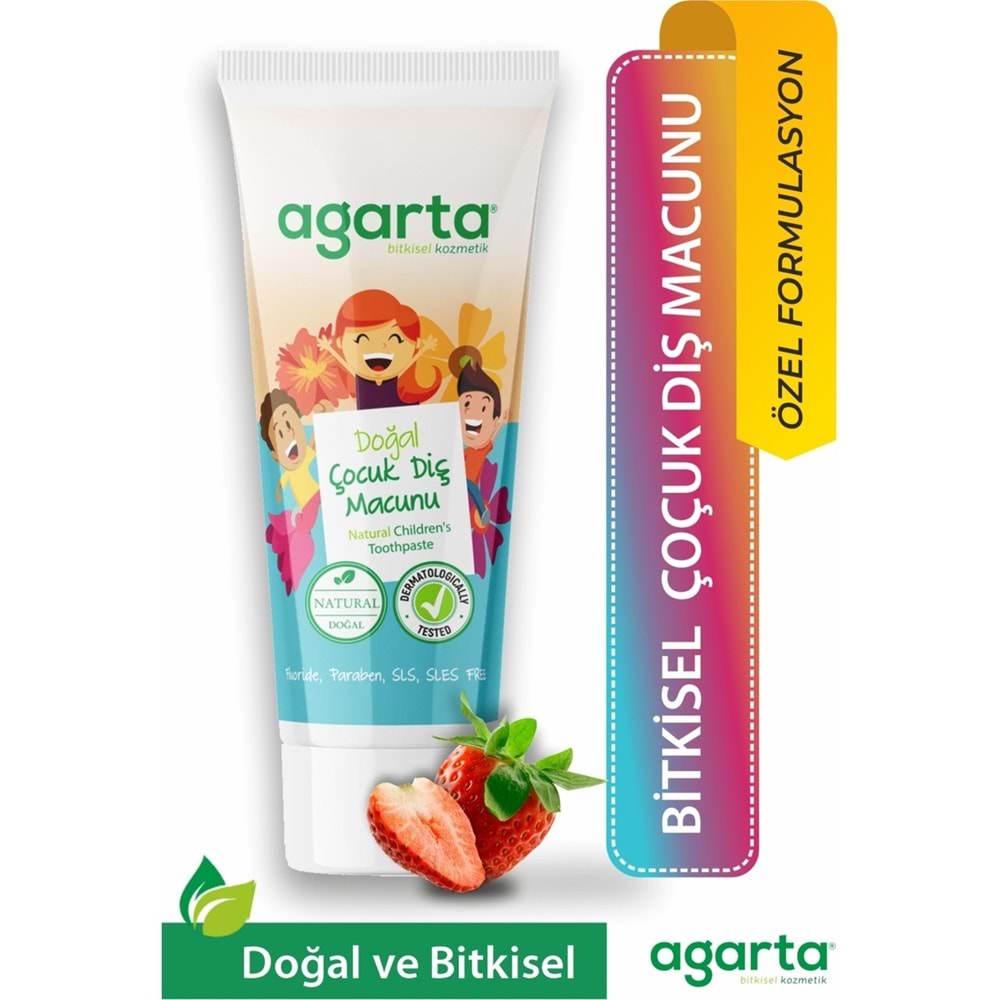Agarta Doğal Diş Macunu 75ML Çocuk (2 Li Set)