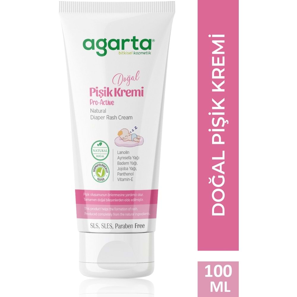 Agarta Doğal Pişik Kremi 100ML (3 Lü Set)