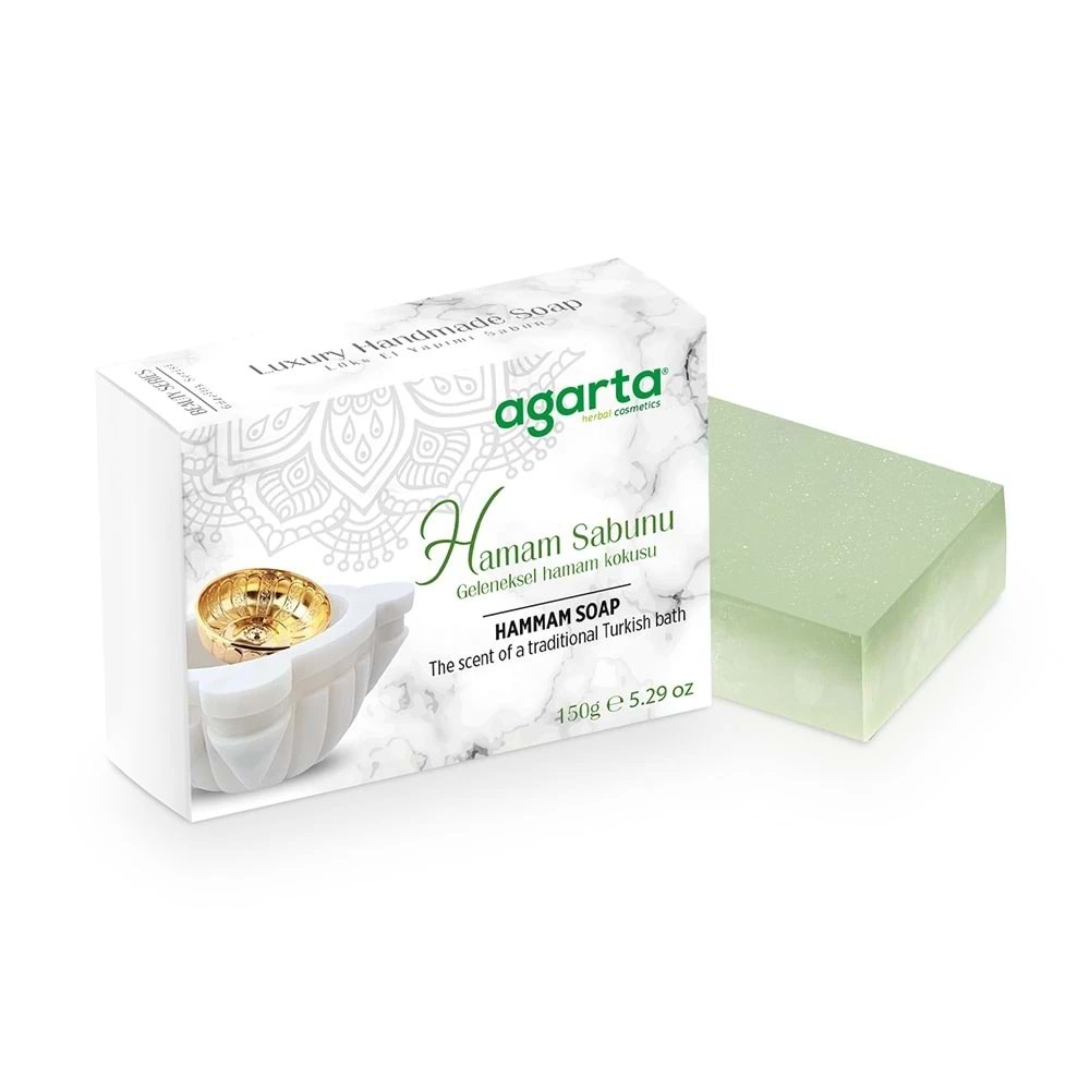 Agarta El Yapımı Doğal Sabun 150GR Hamam (3 Lü Set)