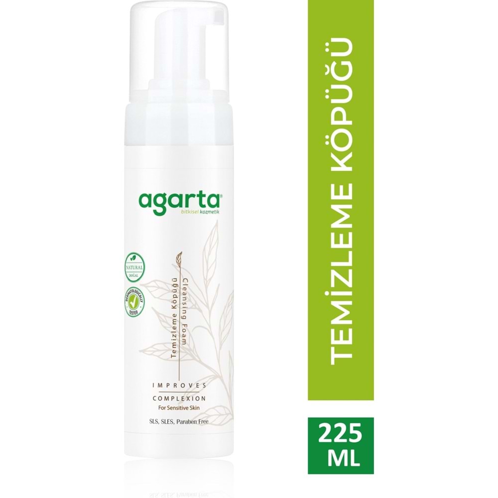 Agarta Doğal Yüz Temizleme Köpüğü 225ML (9 Lu Set)