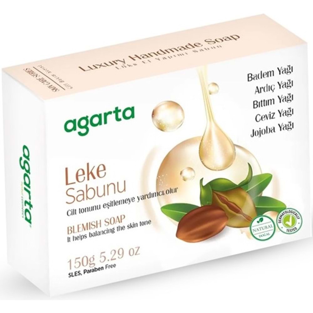 Agarta El Yapımı Doğal Sabun 150GR Leke (6 Lı Set)