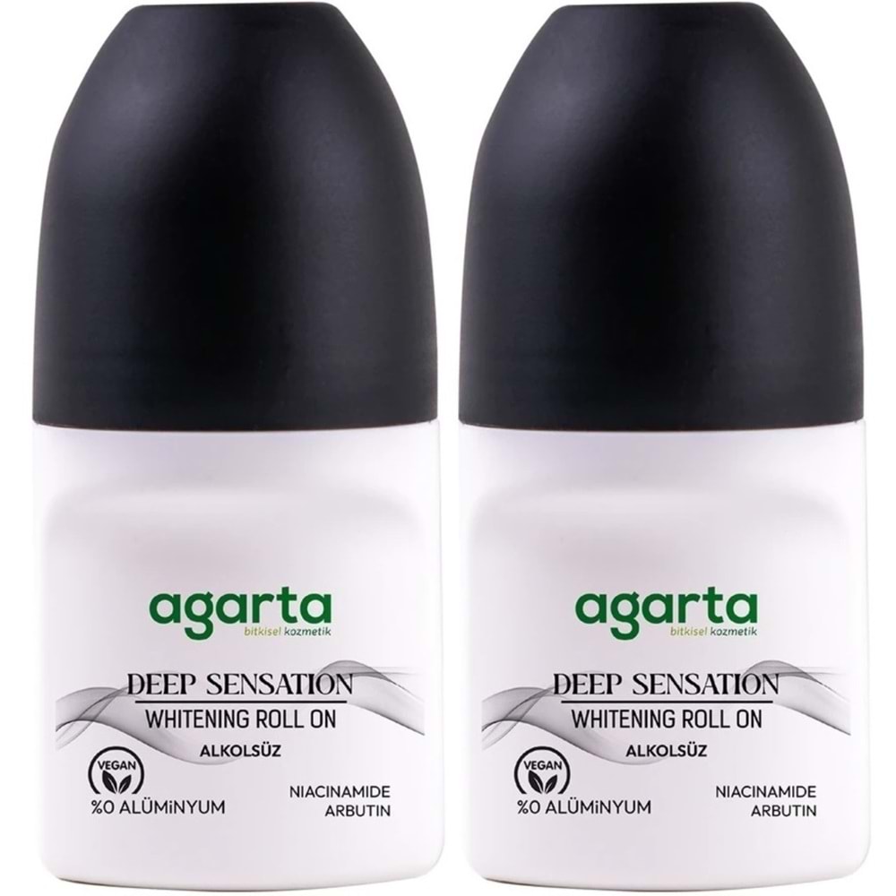 Agarta Roll-On Erkek 50 ML Patchoulı Deep Sensatıon (24 Saat Etkili Ter Kokusu Önleyici) (2 Li Set)