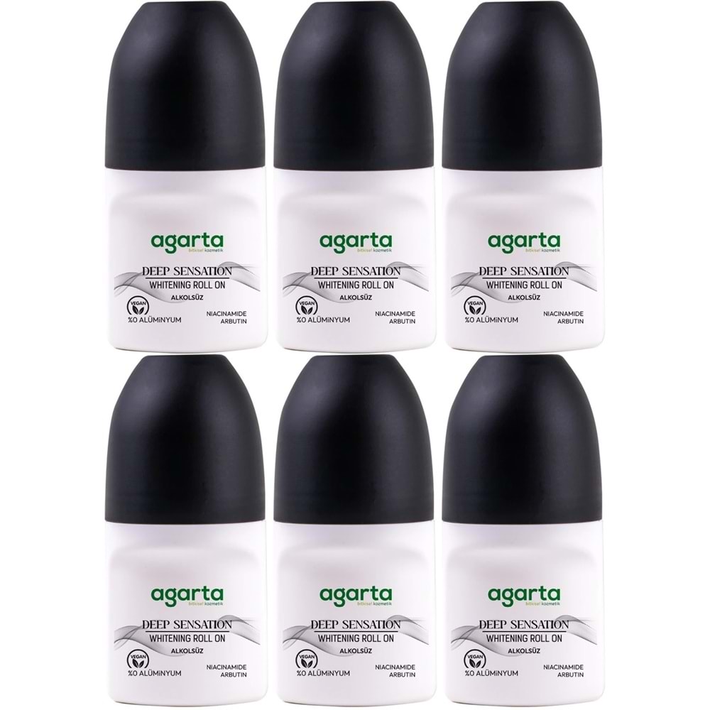 Agarta Roll-On Erkek 50 ML Patchoulı Deep Sensatıon (24 Saat Etkili Ter Kokusu Önleyici) (6 Lı Set)