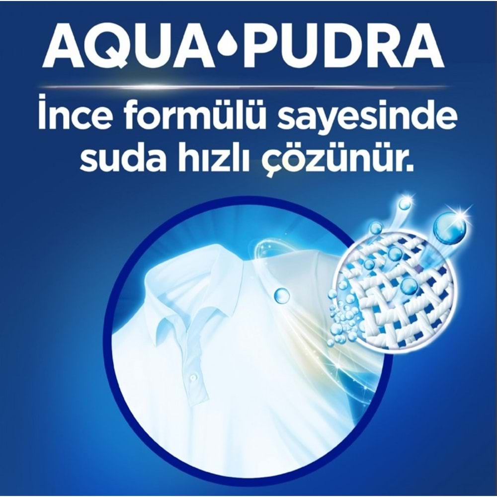 Alo Matik Toz Çamaşır Deterjanı 12KG Kar Çiçeği Ferahlğı / Renkliler ve Beyazlar (2PK*6KG) (80 Yıkama)