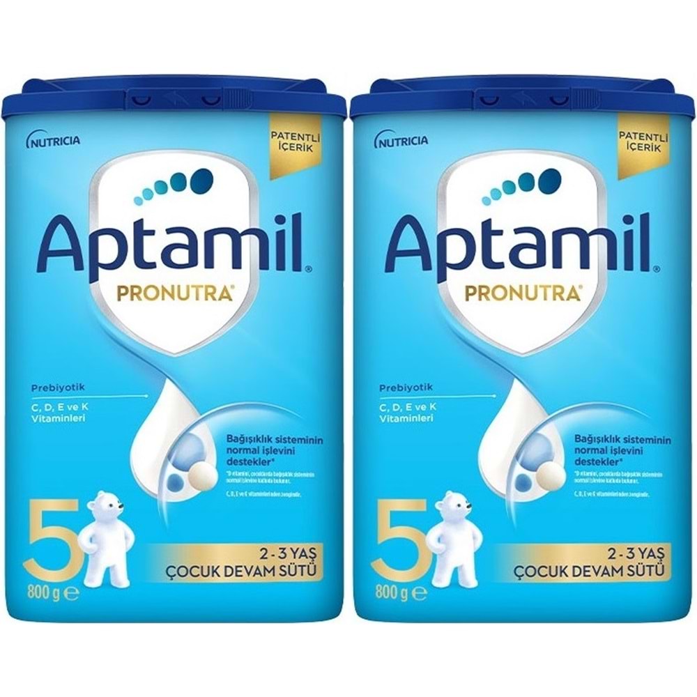 Nutrıcıa Aptamil Pronutra 800GR Devam Sütü No:5 (2-3 Yaş) (2 Li Set)
