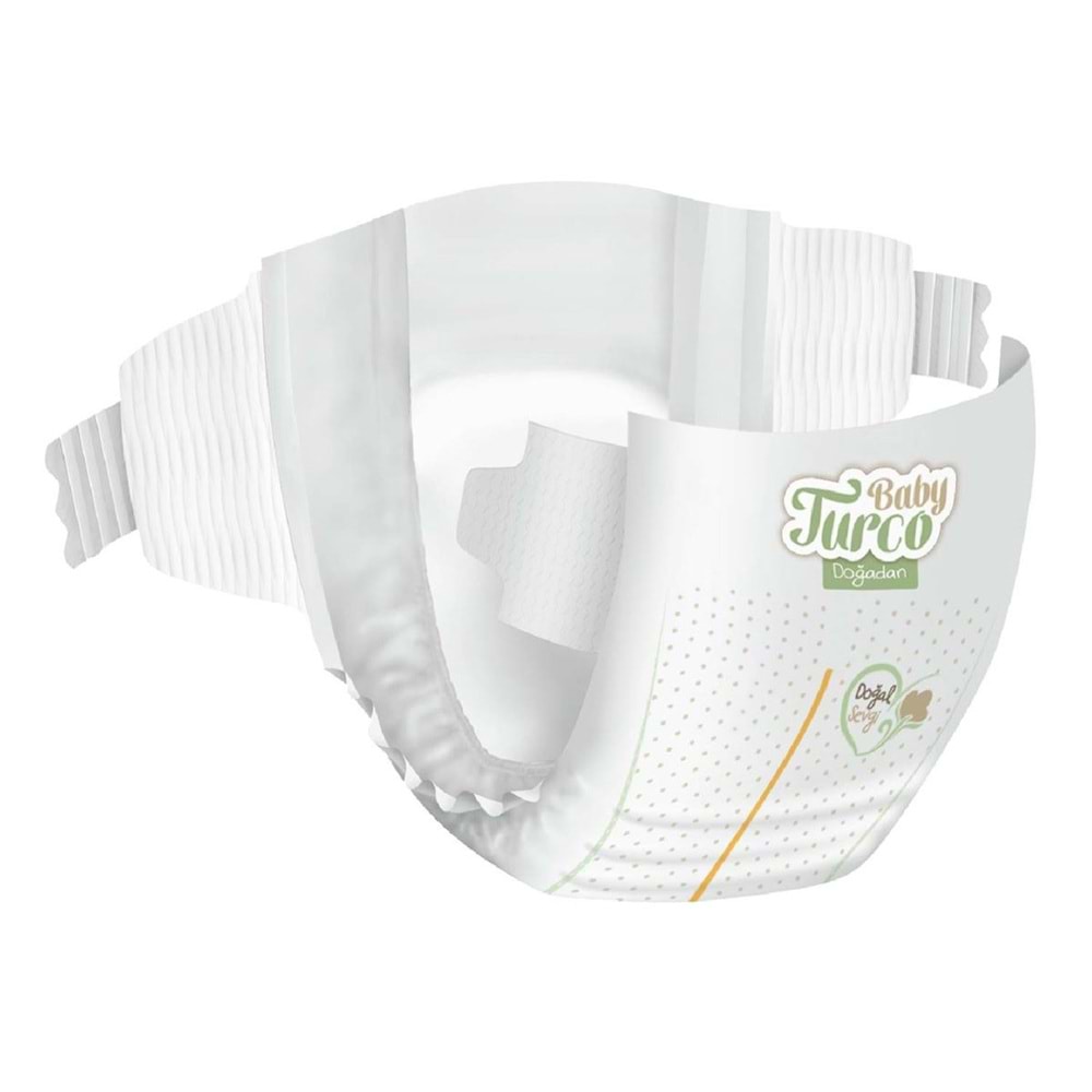 Baby Turco Bebek Bezi Doğadan Beden:7 (20-30Kg) XXLarge 64 Adet Jumbo Aylık Pk