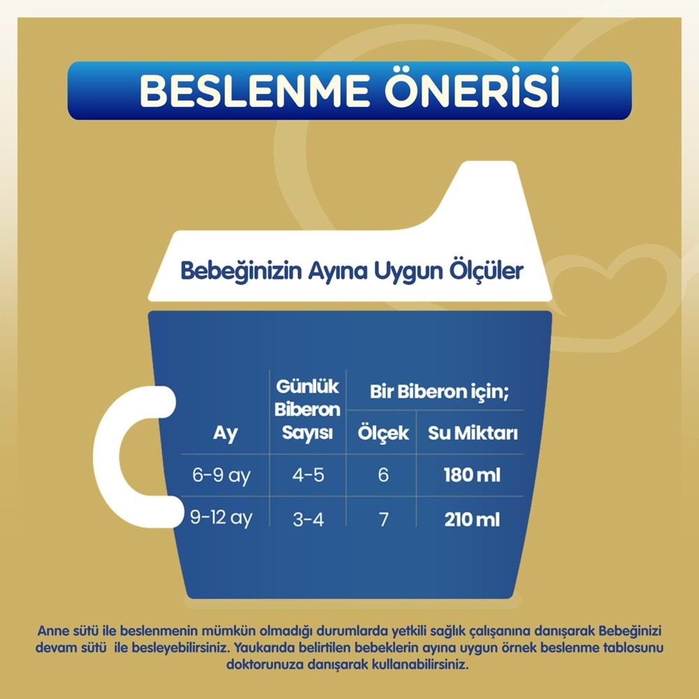 Bebelac Gold 800GR No:2 Devam Sütü (6-9 Ay) (2 Li Set)