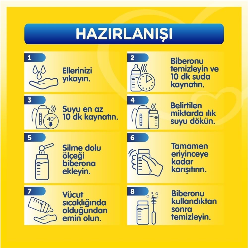 Bebelac 1200GR (800GR+400GR) No:4 Devam Sütü (1+ Yaş) Avantaj Pk (4 Lü Set)