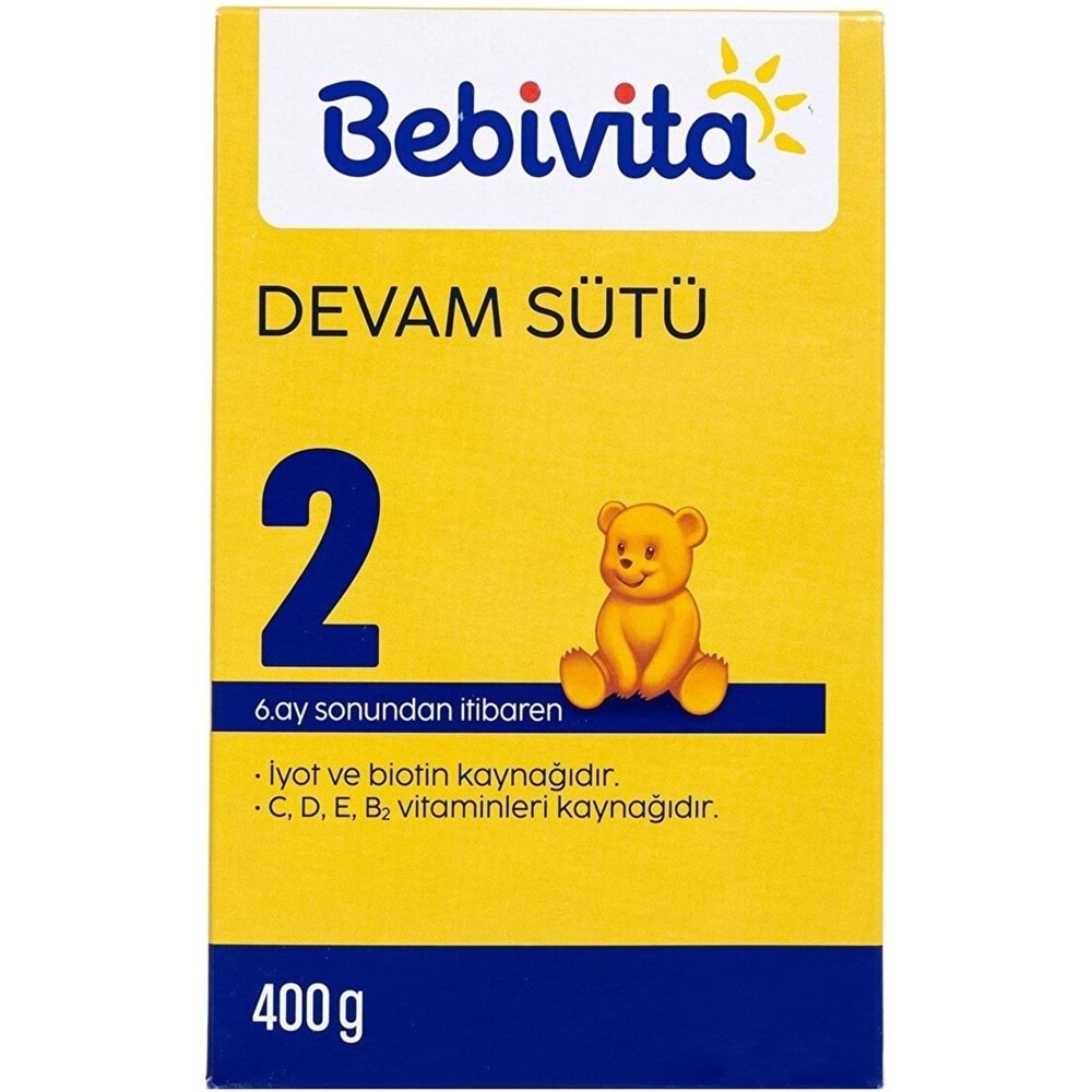 Bebivita Bebek Sütü 400GR No:2 (6-12 Ay) (4 Lü Set)