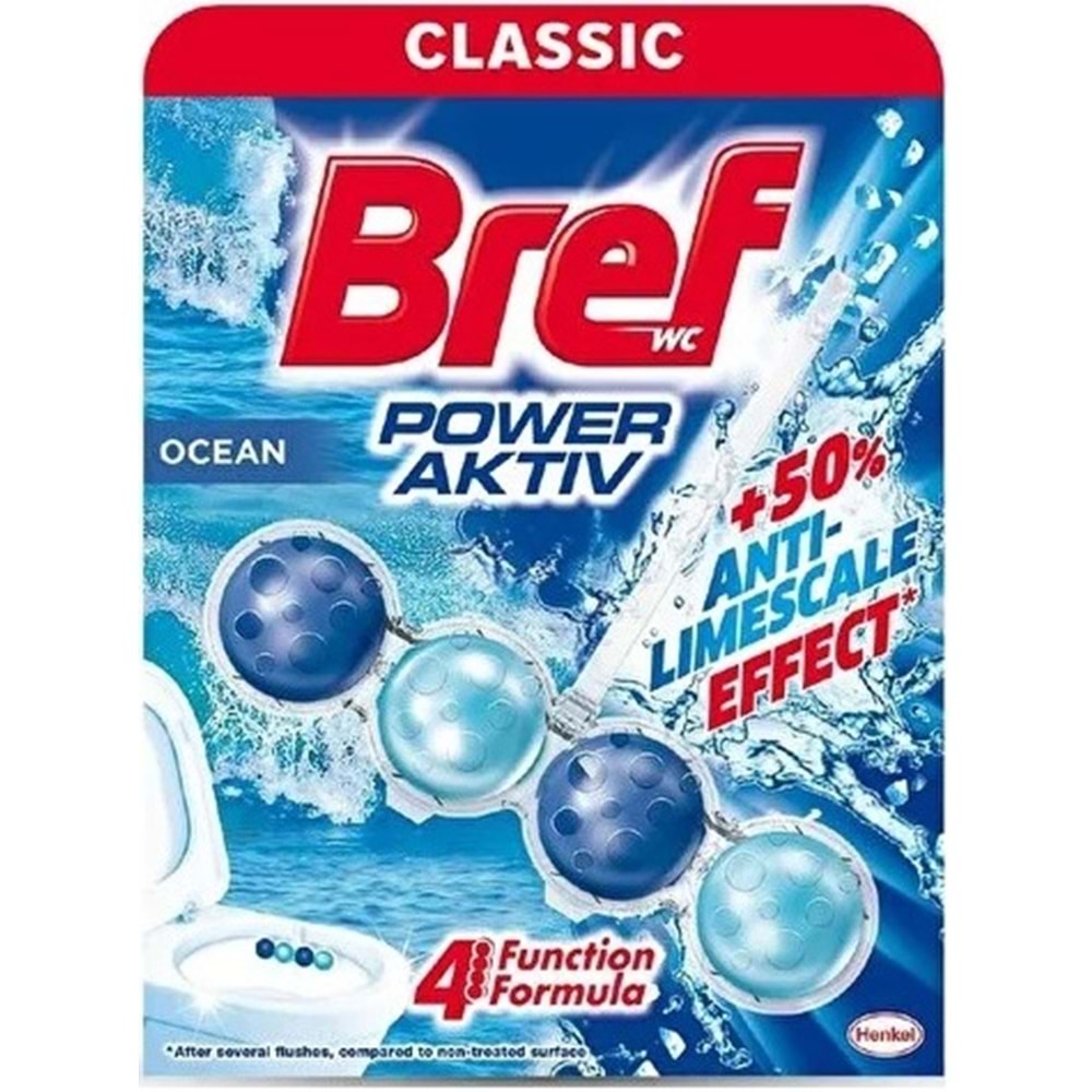 Bref Power Aktiv Klozet Bloğu Okyanus Kokulu (9 Lu Set) (9PK*1)