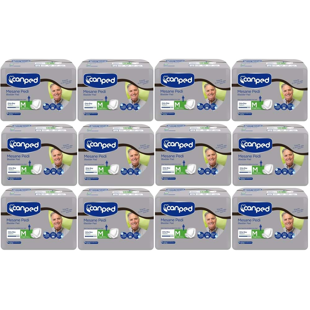 Canped Mesane Pedi Klasik Erkek M-Orta 144 Adet