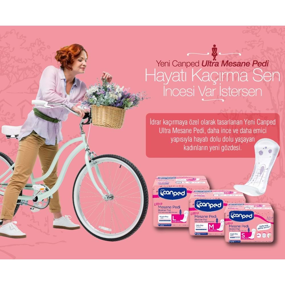 Canped Mesane Pedi Ultra M - Medium - Orta 216 Adet (18PK*12)