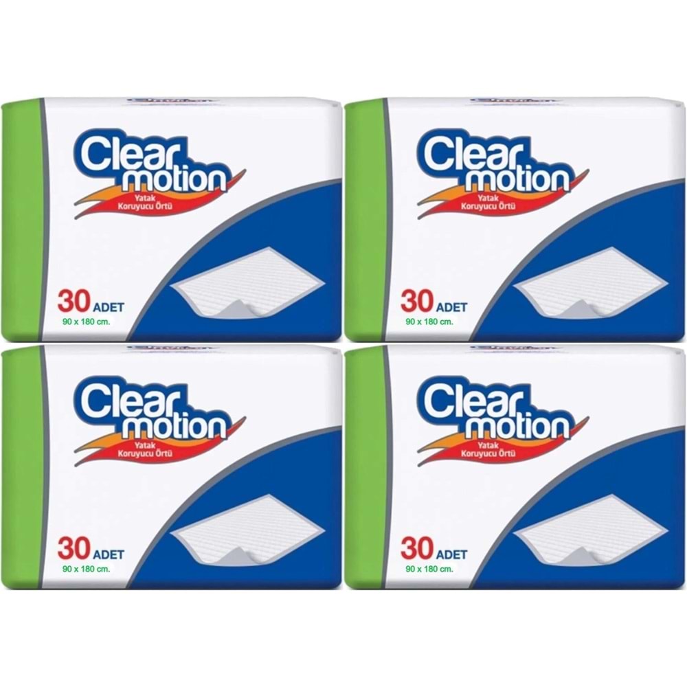 Clearmotion Hasta Yatak Koruyucu 90*180CM 120 Adet (4PK*30)