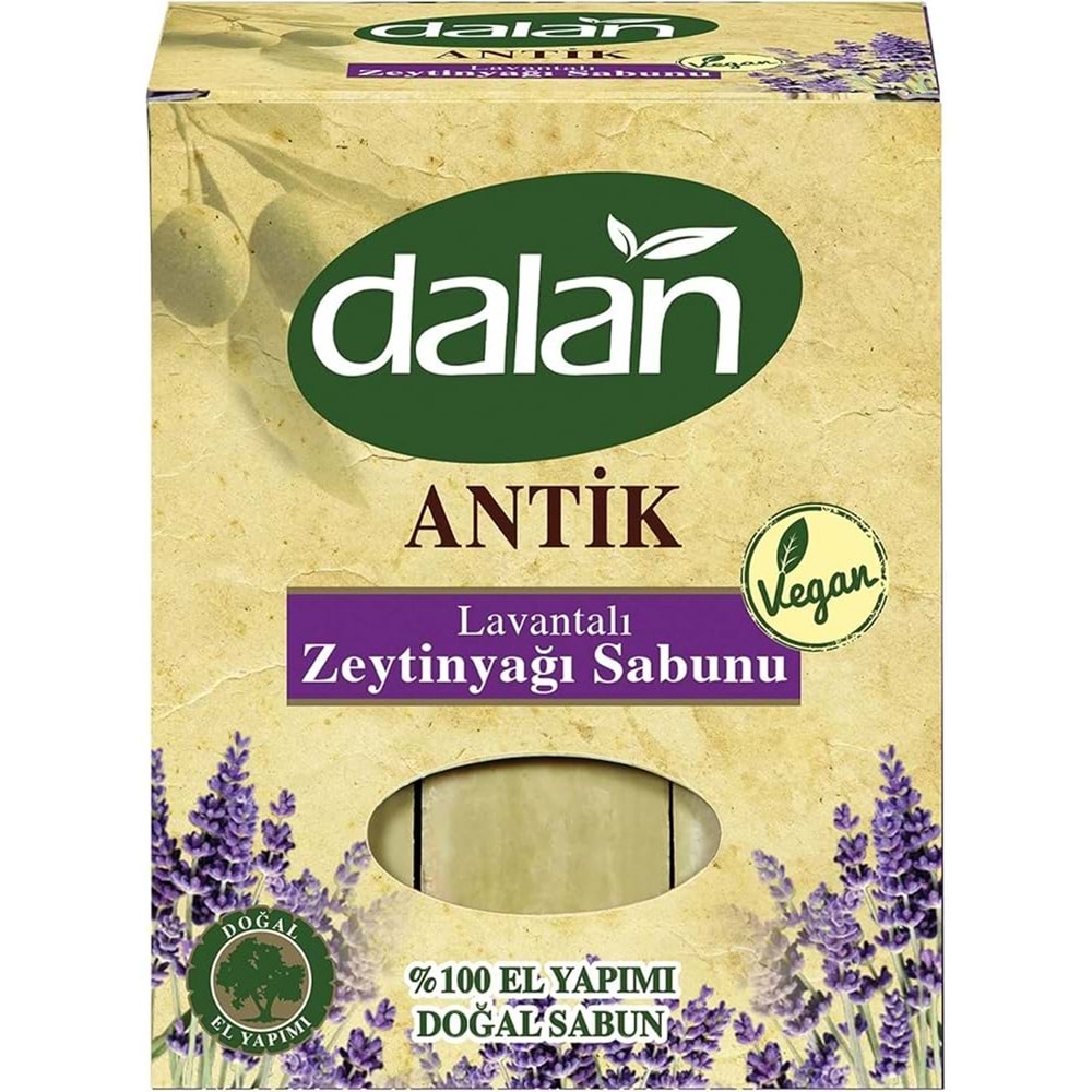 Dalan Antik Defneli Zeytinyağı Sabunu 900GR Lavantalı & Granül Sabun Tozu Zeytinyağlı 1KG (2 Li Set)