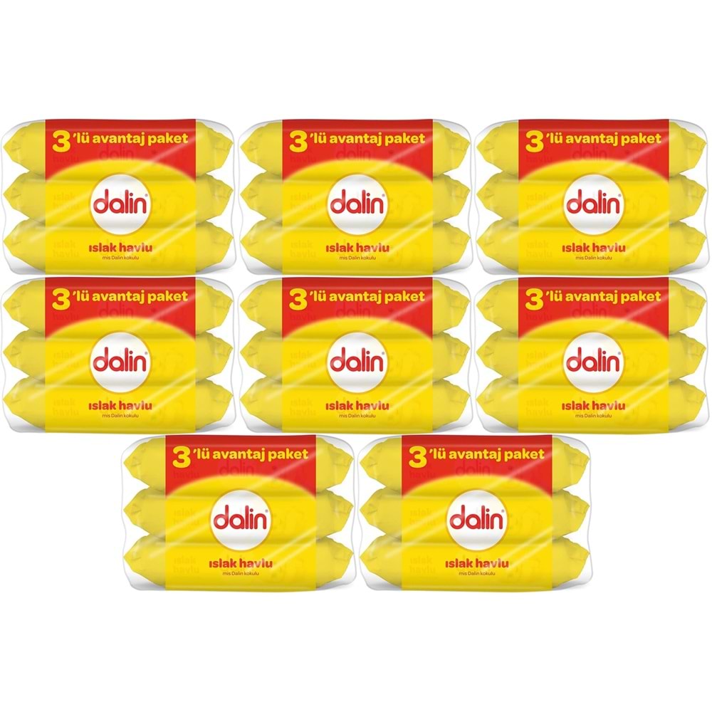 Dalin Islak Havlu Mendil Klasik 56 Yaprak 24 Lü Set (1344 Yaprak)