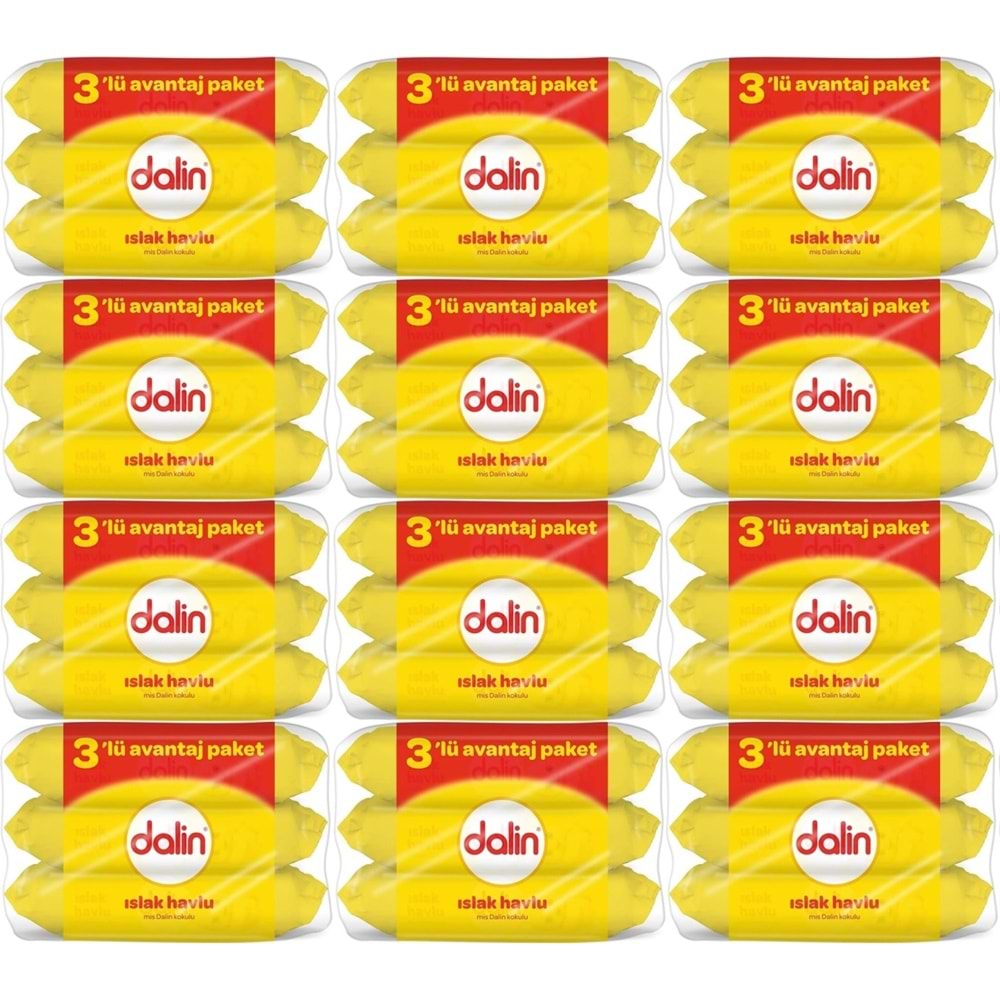 Dalin Islak Havlu Mendil Klasik 56 Yaprak 36 Lı Set (2016 Yaprak)