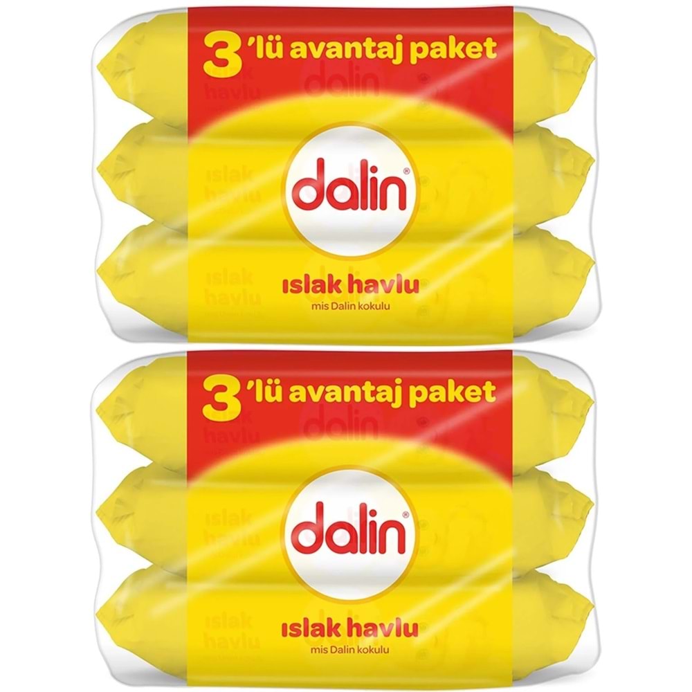 Dalin Islak Havlu Mendil Klasik 56 Yaprak 6 Lı Set (336 Yaprak)