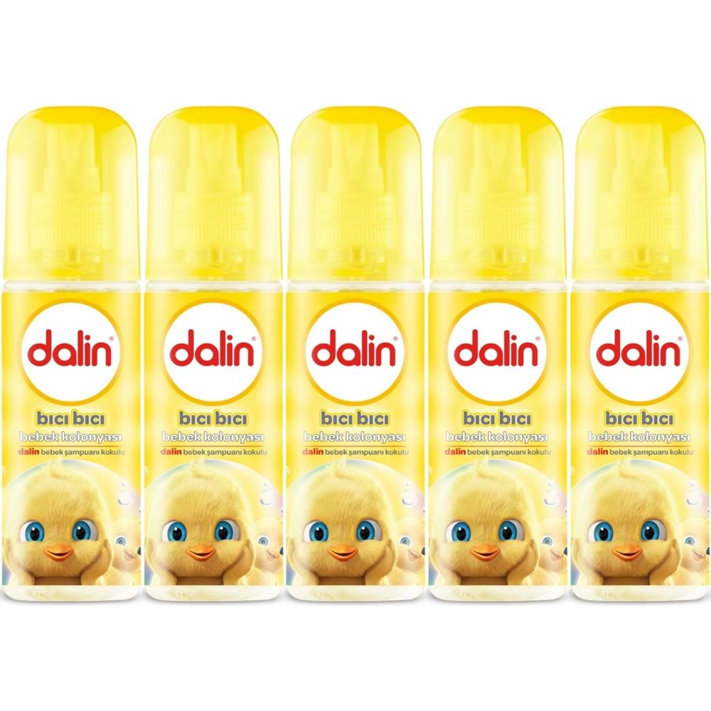 Dalin Bebek Kolonyası 150ML Klasik (Bıcı Bıcı Kokusu) (5 Li Set)