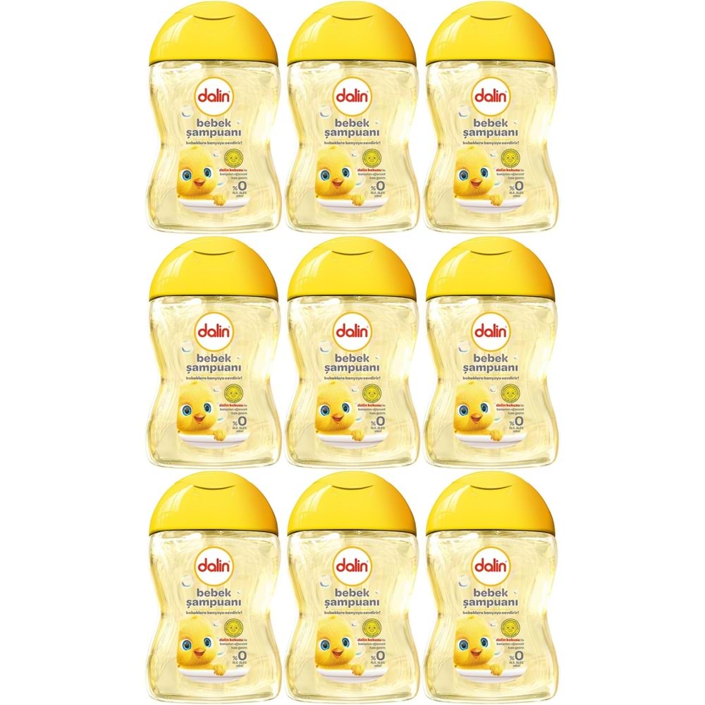 Dalin Bebek Şampuanı Klasik 100ML (9 Lu Set)