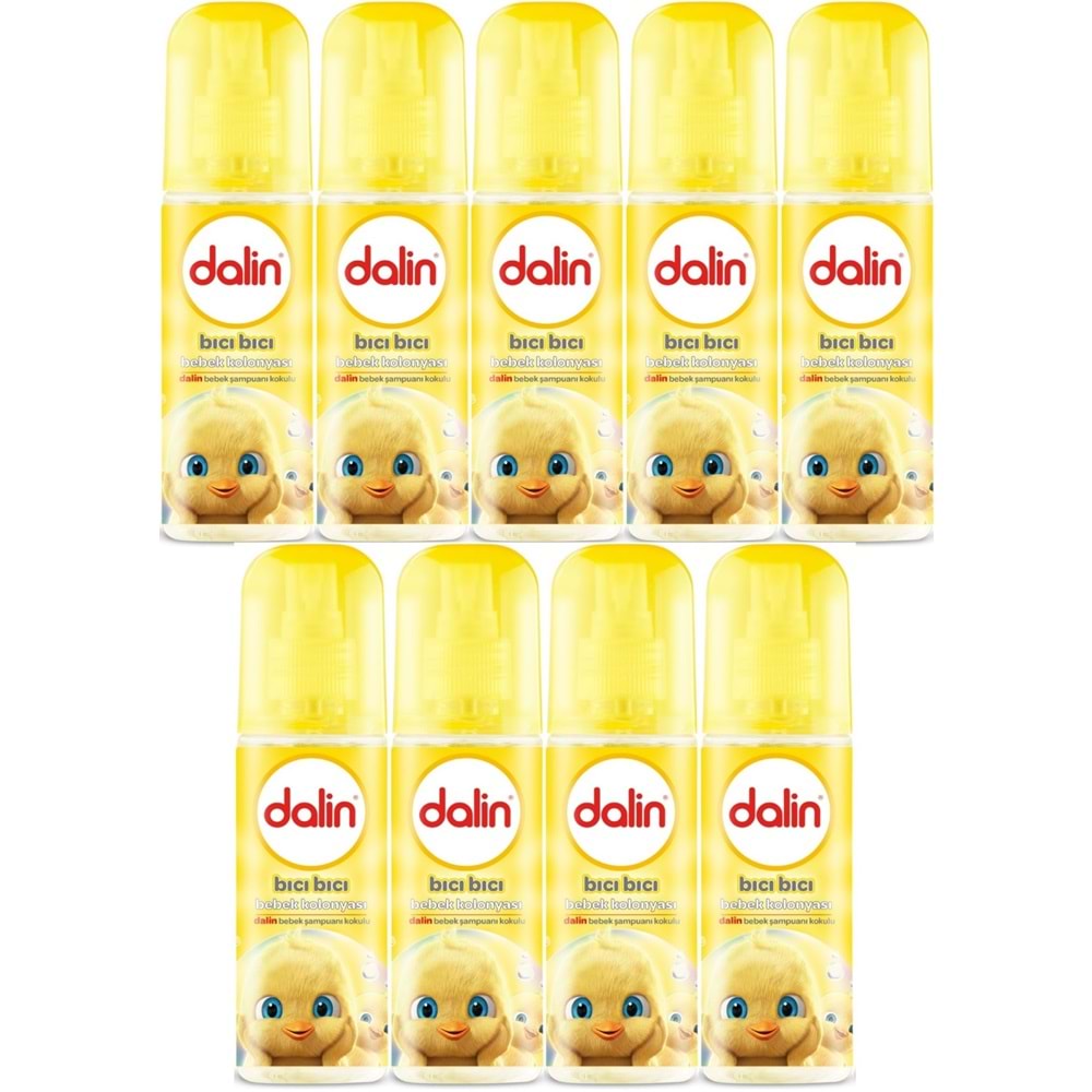 Dalin Bebek Kolonyası 150ML Klasik (Bıcı Bıcı Kokusu) (9 Lu Set)