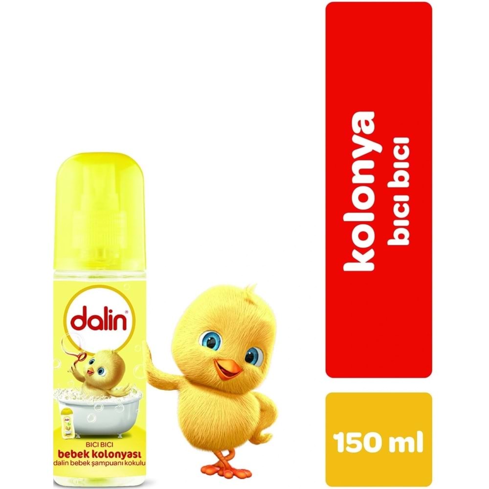 Dalin Bebek Kolonyası 150ML (Bıcı Bıcı-Orman-Çiçek-Okyanus-Bahar) Karma 5 Li Set