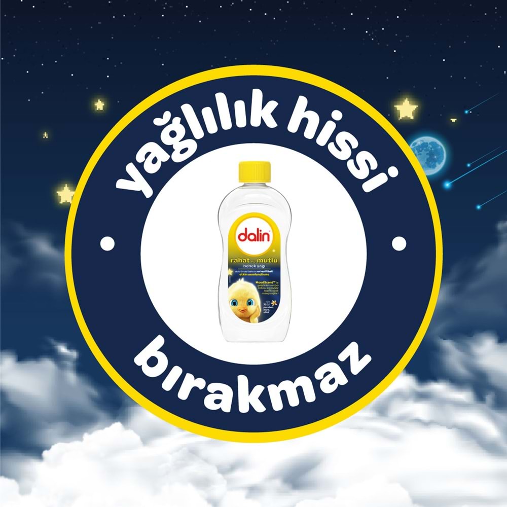 Dalin Bebek Yağı 300ML Rahat ve Mutlu Vanilya Kokulu Nemlendirici (2 Li Set)