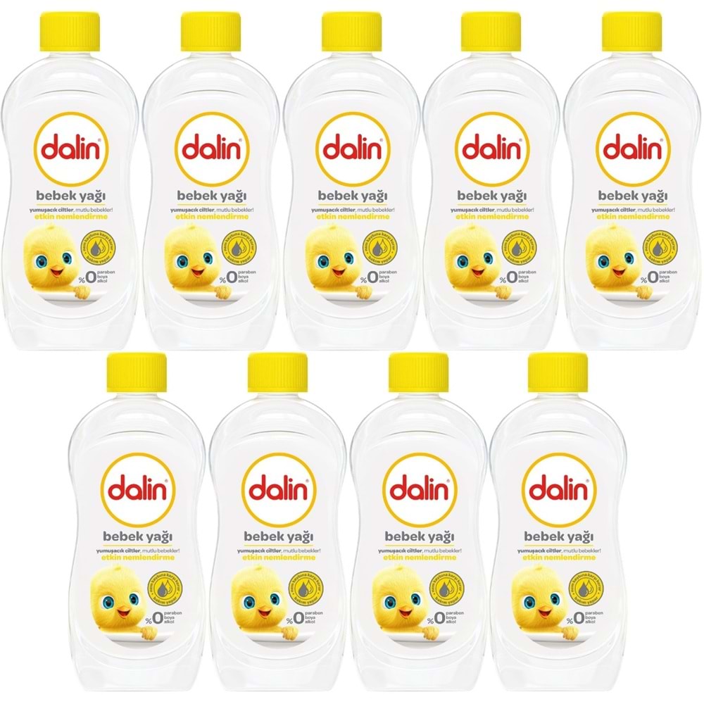 Dalin Bebek Yağı 300ML Klasik Etkin Nemlendirici (9 Lu Set)